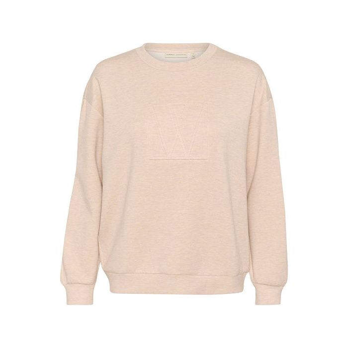 LaicentIW Vincent Melange Monogramme Sweatshirt Vanilla