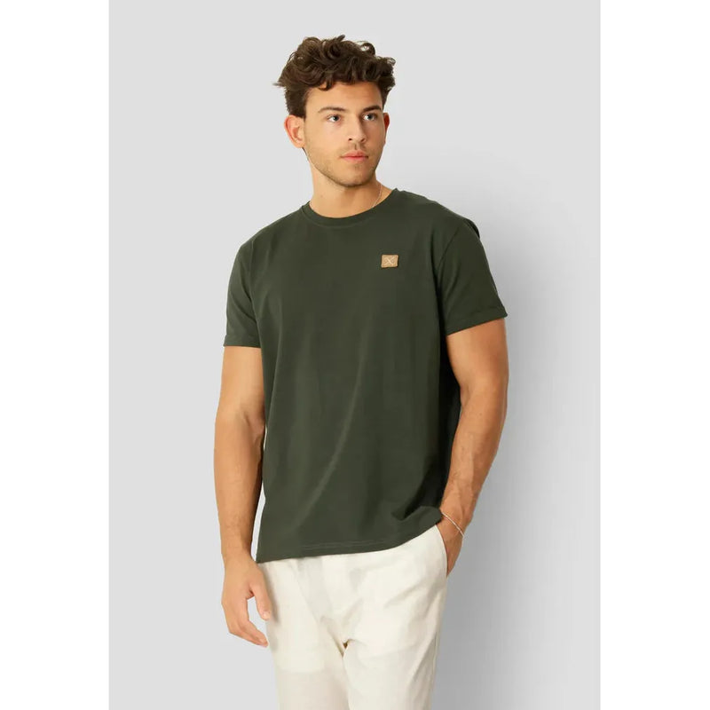 Clean Cut Copenhagen Basic Tee Bottle Green