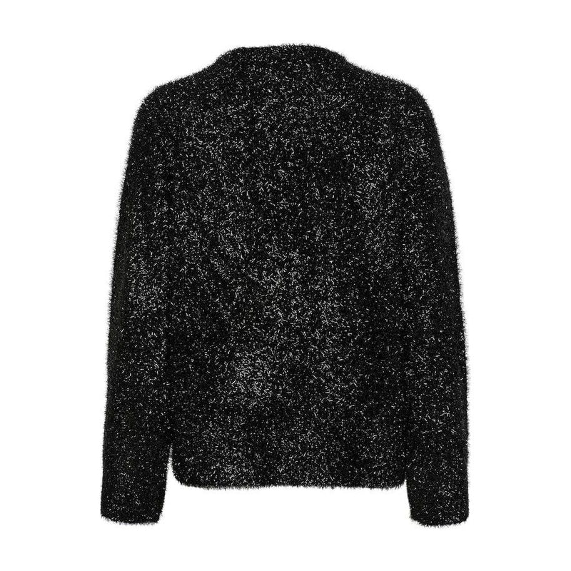 YelenaIW Metallic Yarm Pullover Black