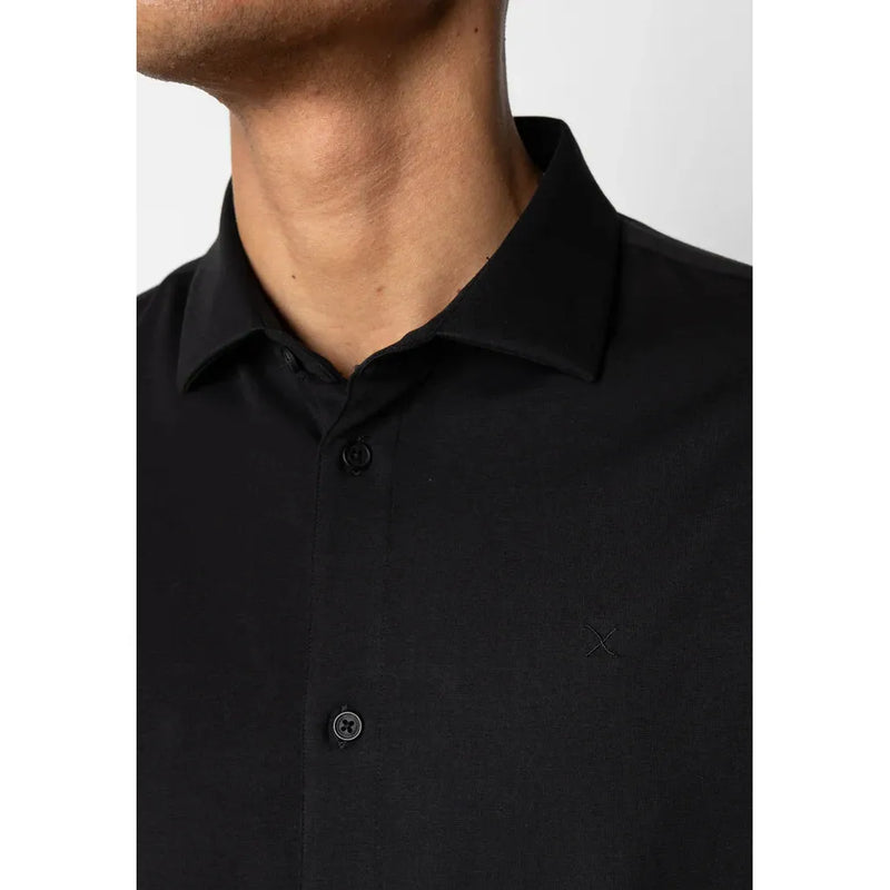 Clean Cut Copenhagen Formal Stretch Shirt Black
