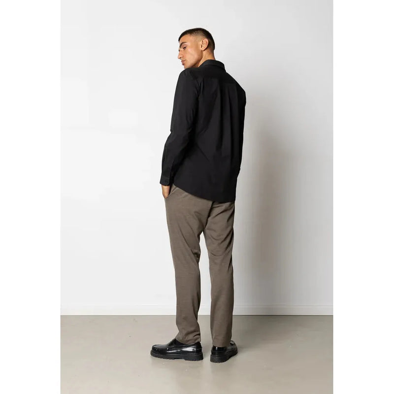Clean Cut Copenhagen Formal Stretch Shirt Black
