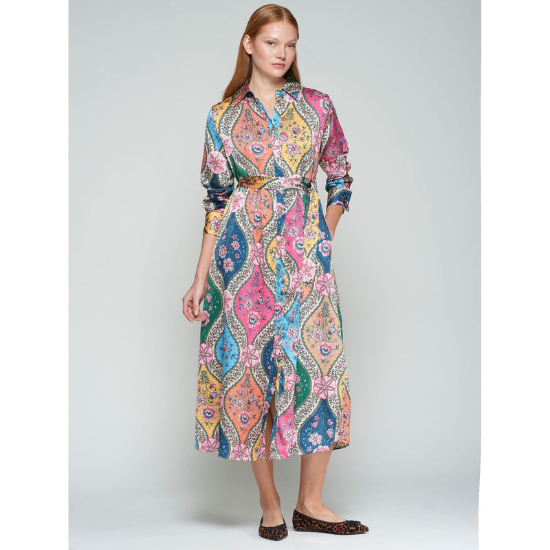Amira Floral Multicolour Shirt Dress