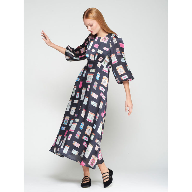 Erin Marino Print Midi Dress