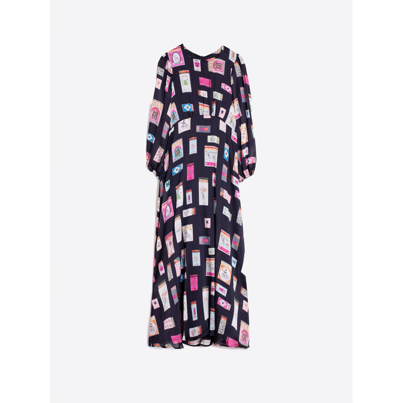 Erin Marino Print Midi Dress