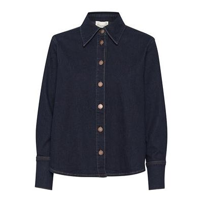 LaraMW 115 Denim Shirt Dark Blue