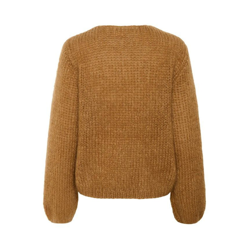 Jetra Mohair Wool Pullover Tobacco