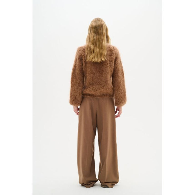 Jetra Mohair Wool Pullover Tobacco