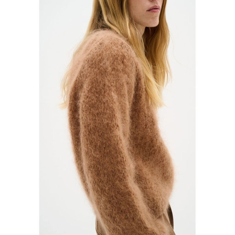 Jetra Mohair Wool Pullover Tobacco