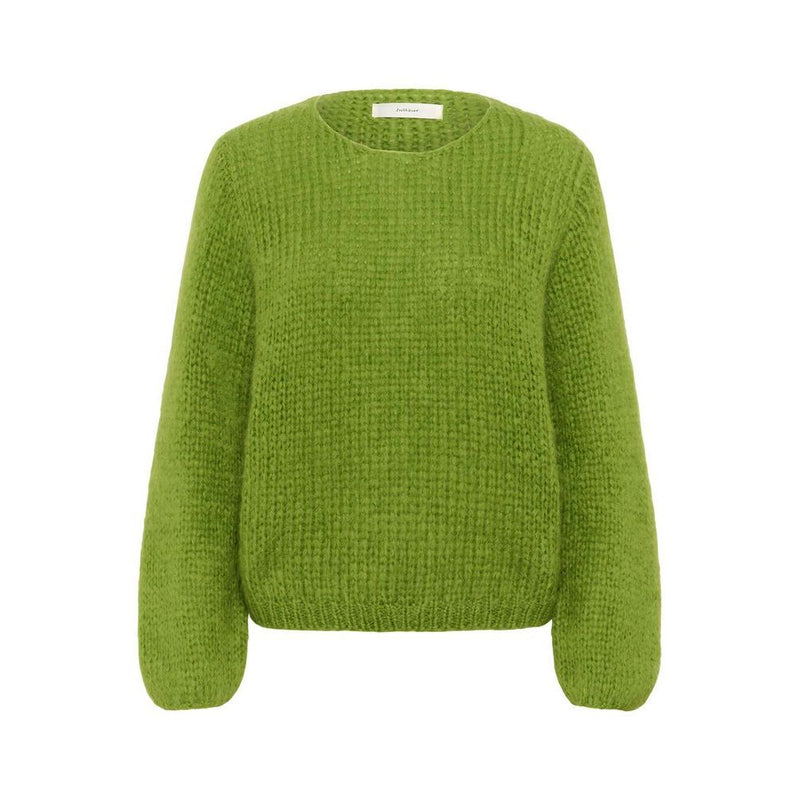 Jetra Mohair Wool Pullover Green