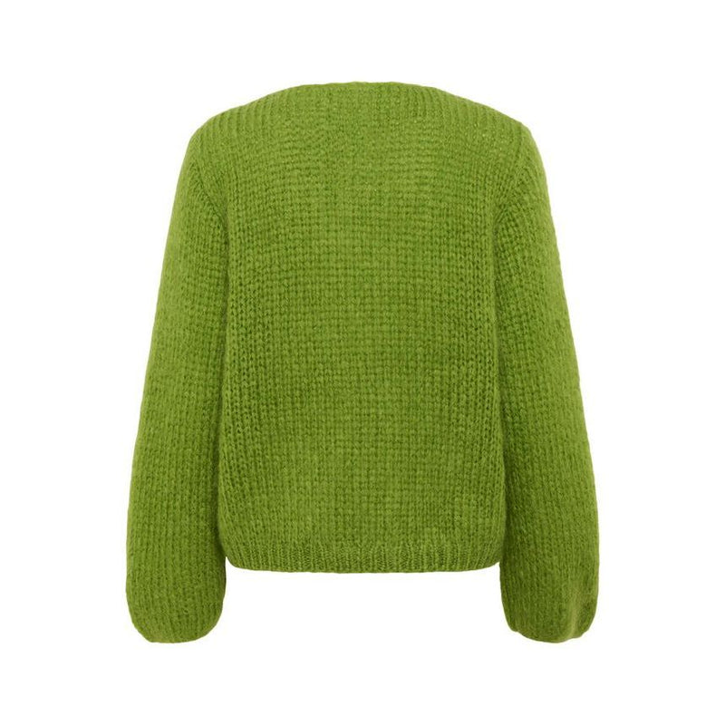 Jetra Mohair Wool Pullover Green