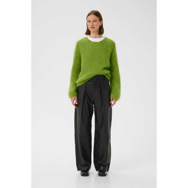 Jetra Mohair Wool Pullover Green