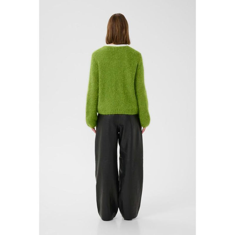 Jetra Mohair Wool Pullover Green