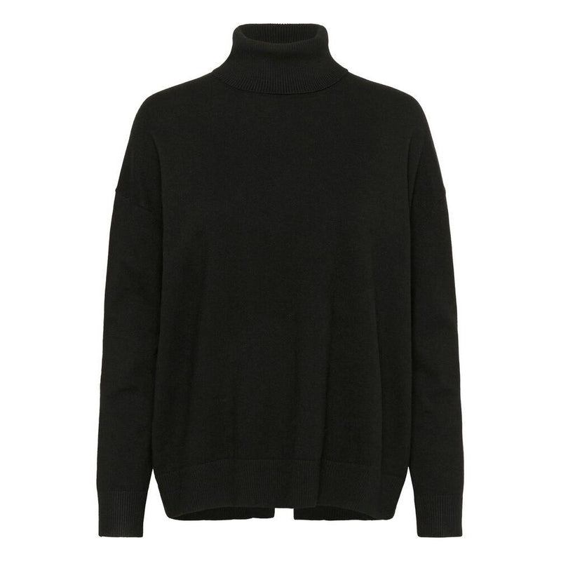 GleaIW Kellsie Turtleneck Jumper Black