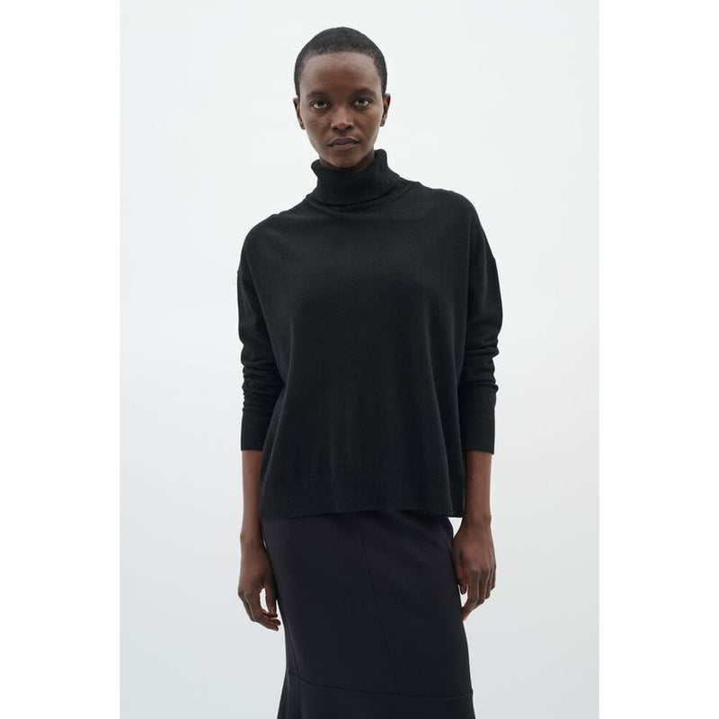 GleaIW Kellsie Turtleneck Jumper Black