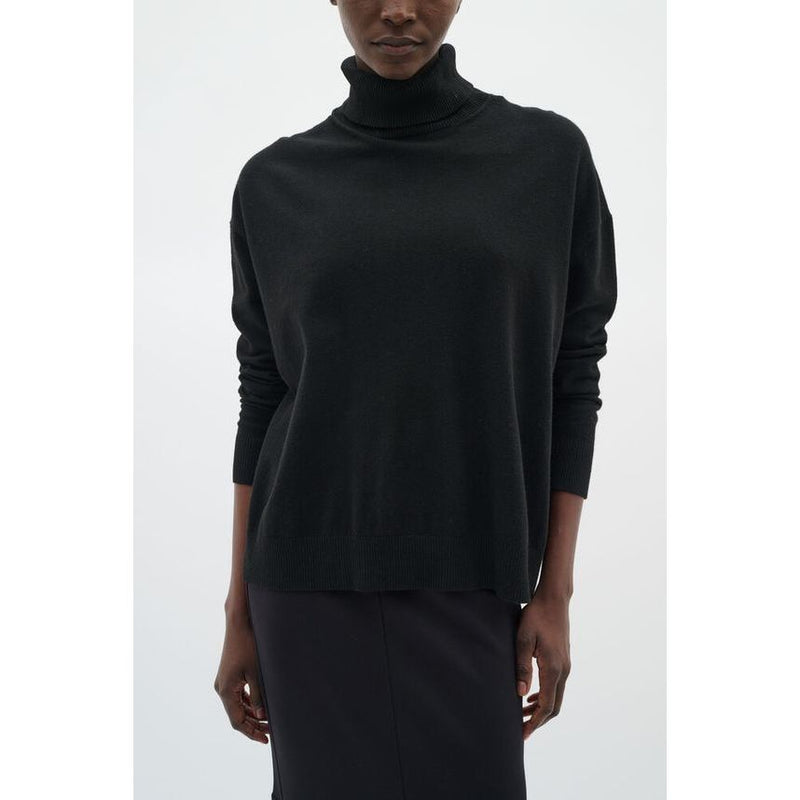 GleaIW Kellsie Turtleneck Jumper Black