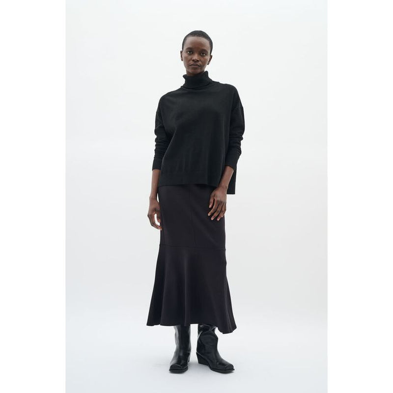 GleaIW Kellsie Turtleneck Jumper Black