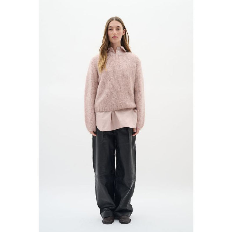 Jetra Mohair Wool Pullover blush pink