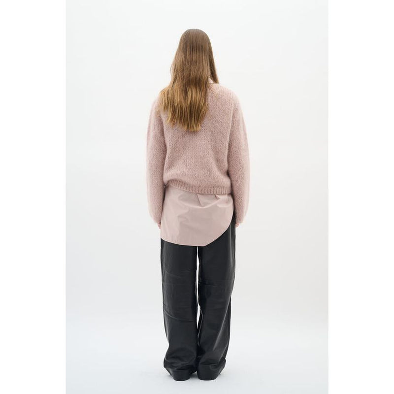 Jetra Mohair Wool Pullover blush pink