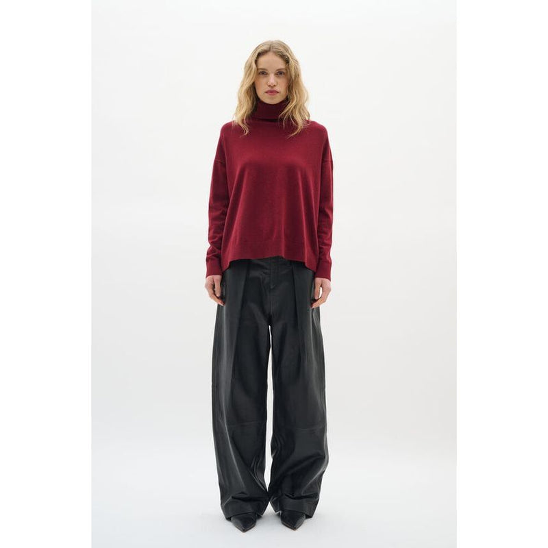 GleaIW Kellsie Turtleneck Jumper Cabernet