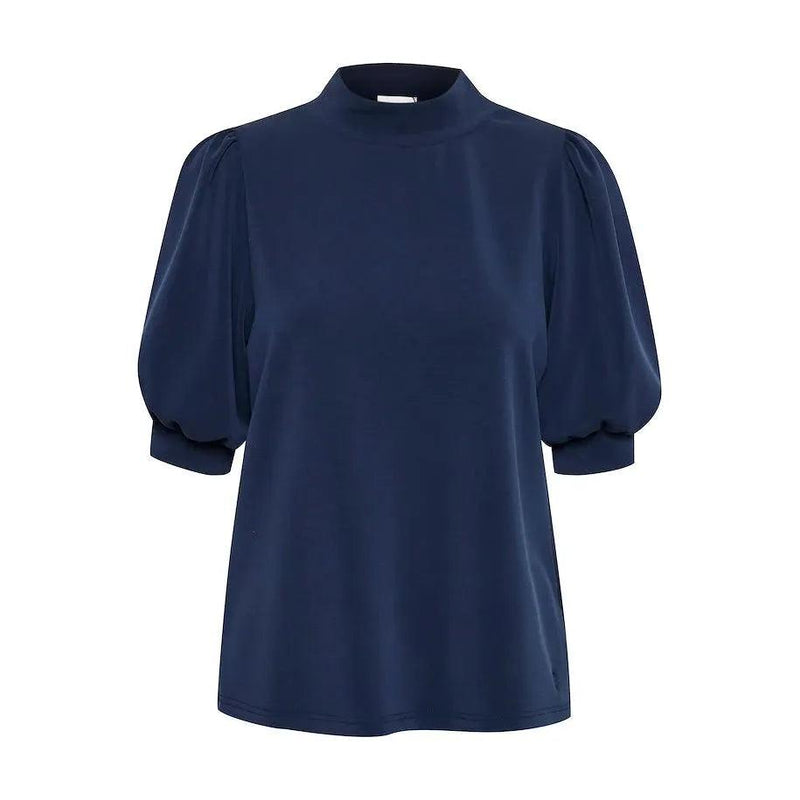 21 The Puff Blouse Navy - AgathaBoutiqueLtd