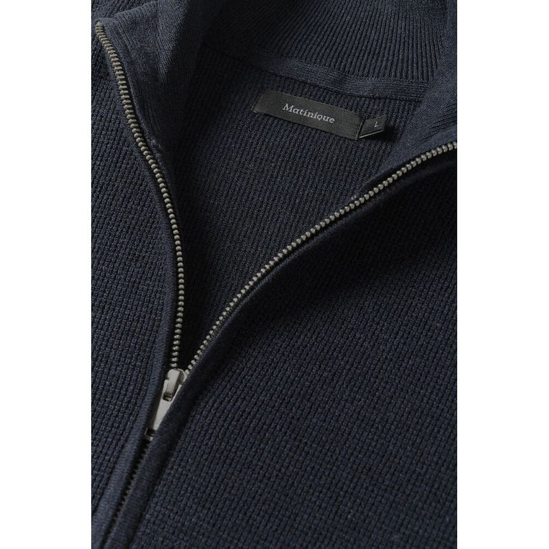 MAlagoon 3/4 Zip Knit Navy