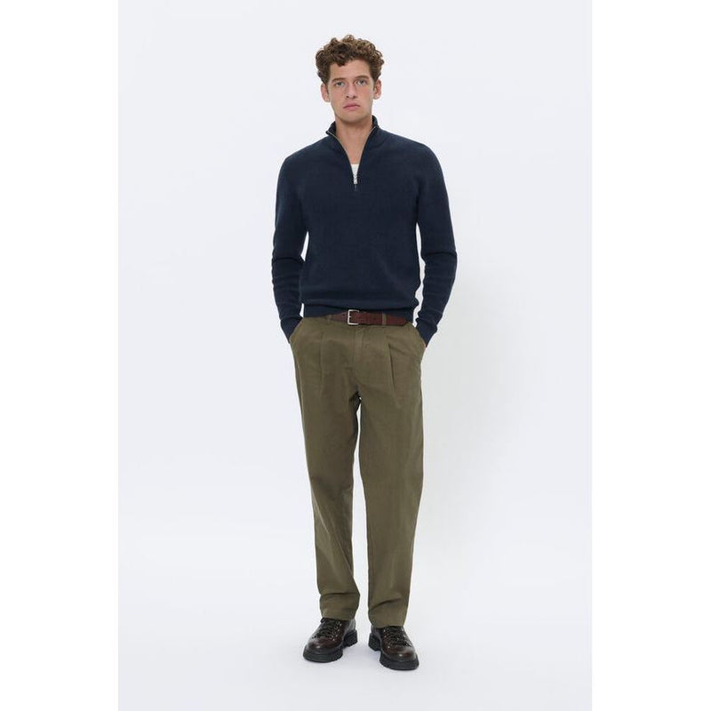 MAlagoon 3/4 Zip Knit Navy