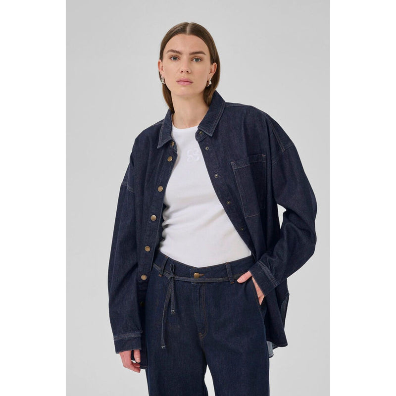 Malo 143 Shirt Dark Denim Blue