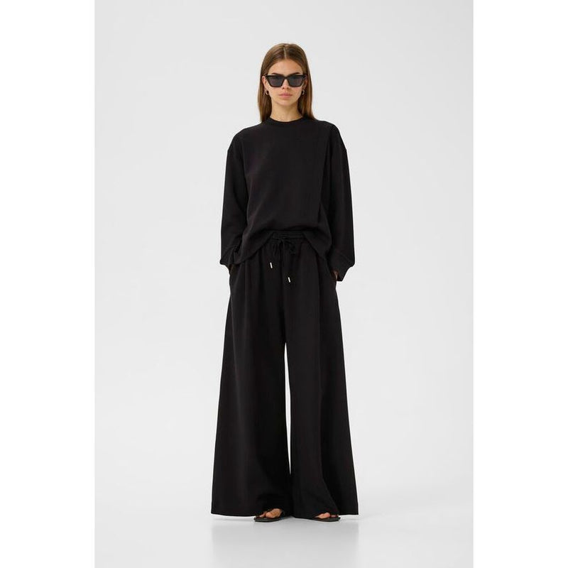 GidaIW Wide Leg Vincent Pants Black