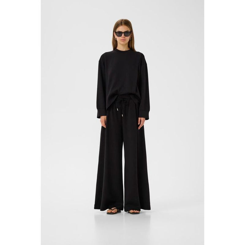 GidaIW Wide Leg Vincent Pants Black