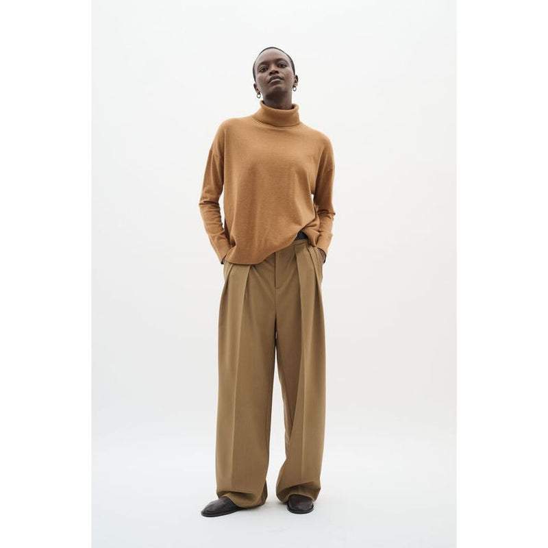 GleaIW Kellsie Turtleneck Jumper Tobacco