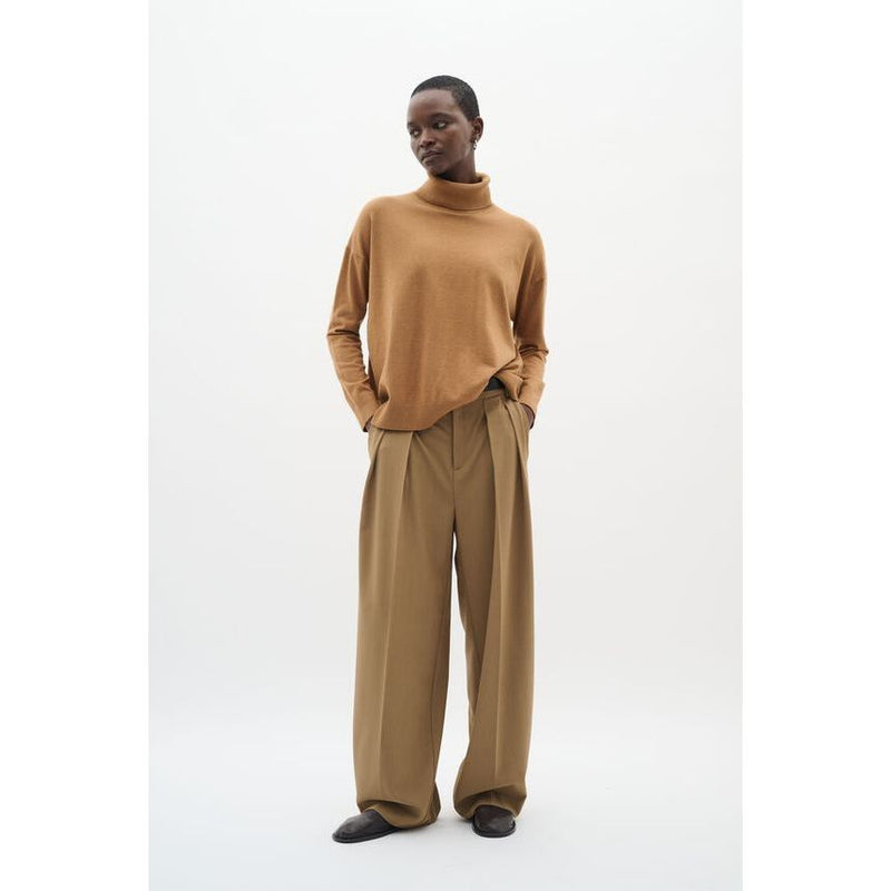 GleaIW Kellsie Turtleneck Jumper Tobacco