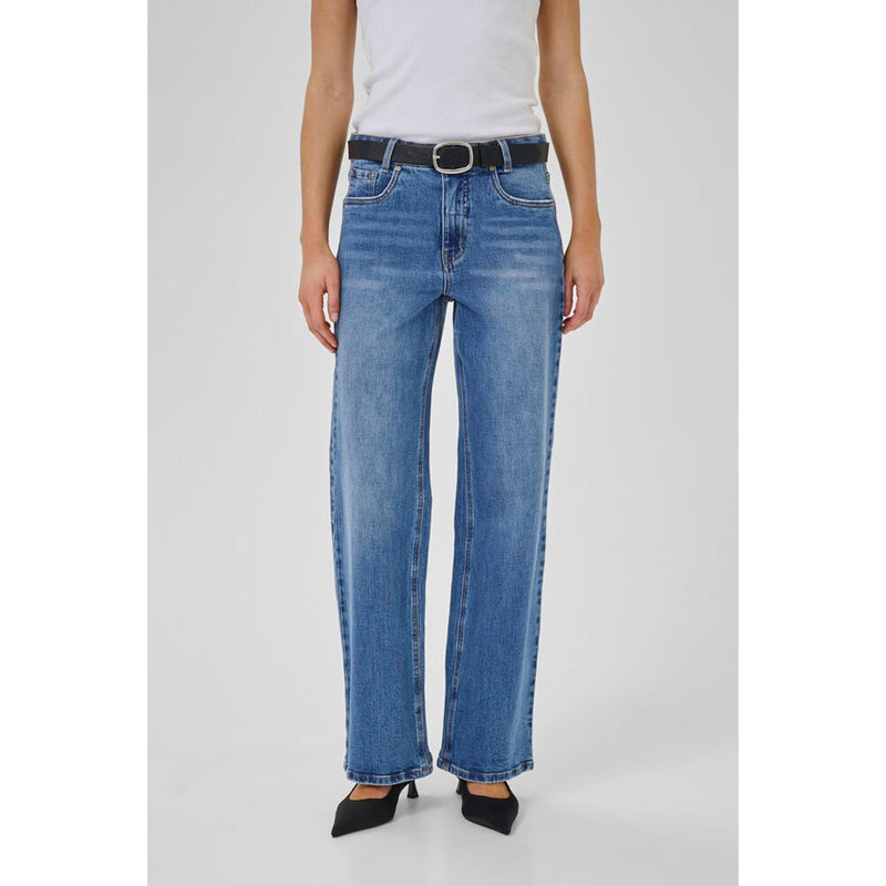 The MWLouis High Wide jean Mid Blue