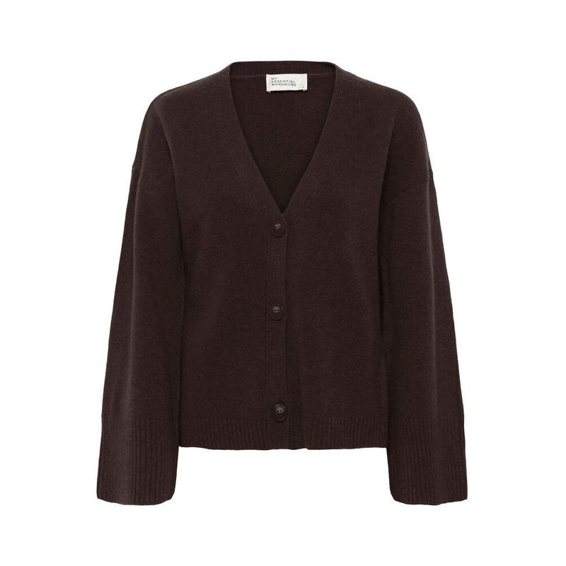 HuxiMW Knit Wool Cashmere Mix Cardigan