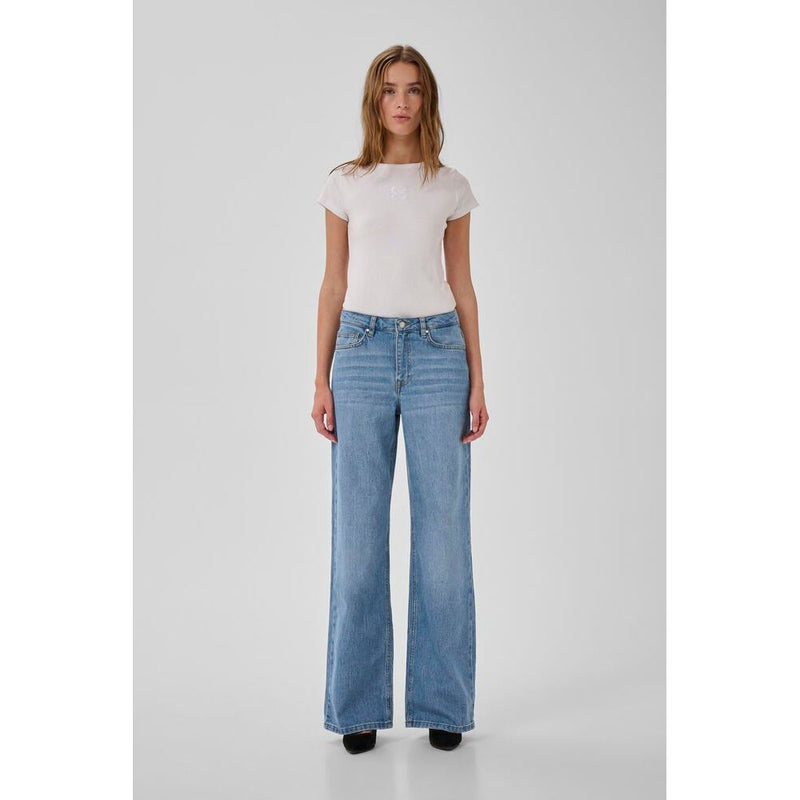 The Louis 139 High Wide Jean Medium Blue Retro