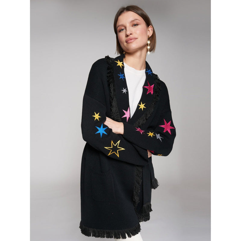 Beatriz Rodeo Knitted Cardigan Black