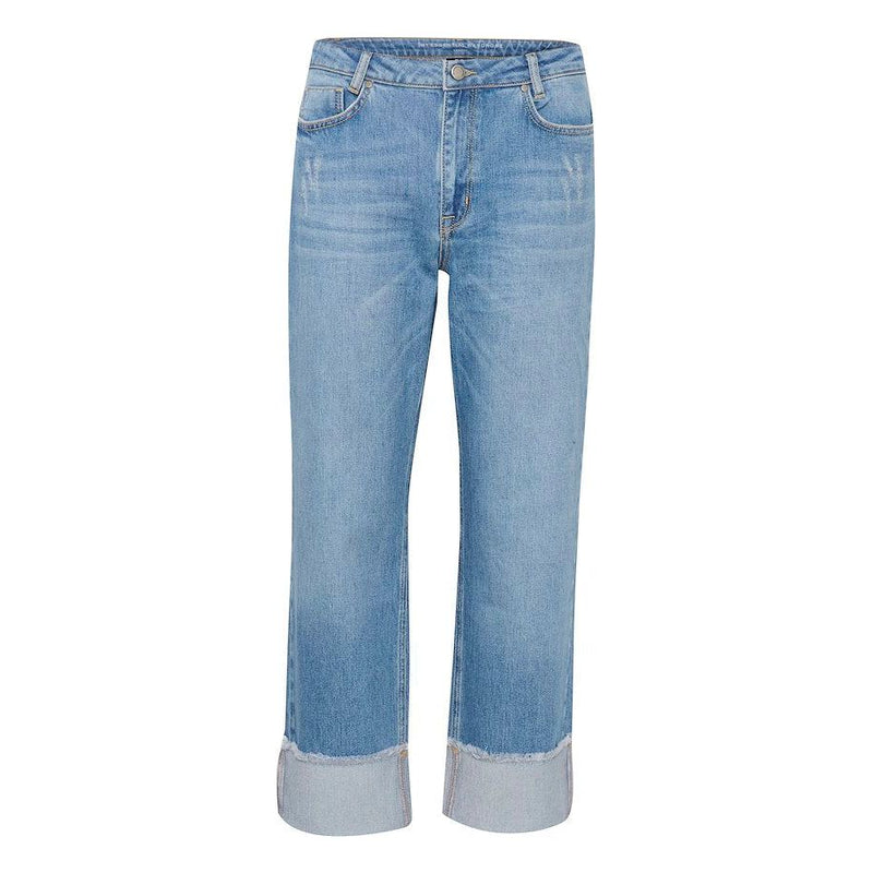 DallasMW 139 High Straight Jeans Medium Denim