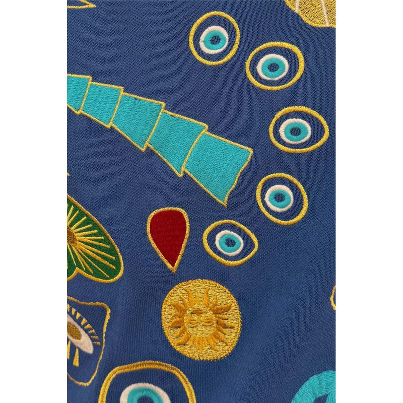 Charms Embroidered Forrest Cardigan Blue