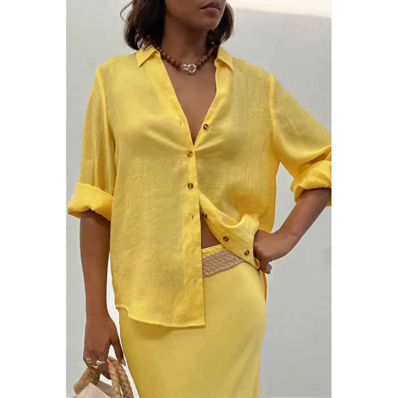 Miley Shirt Yellow