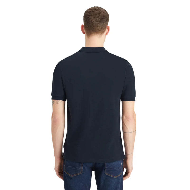 Scotch & Soda Logo Pique Polo Night