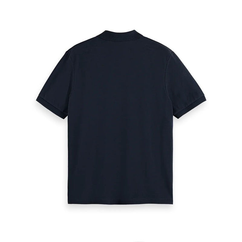 Scotch & Soda Logo Pique Polo Night