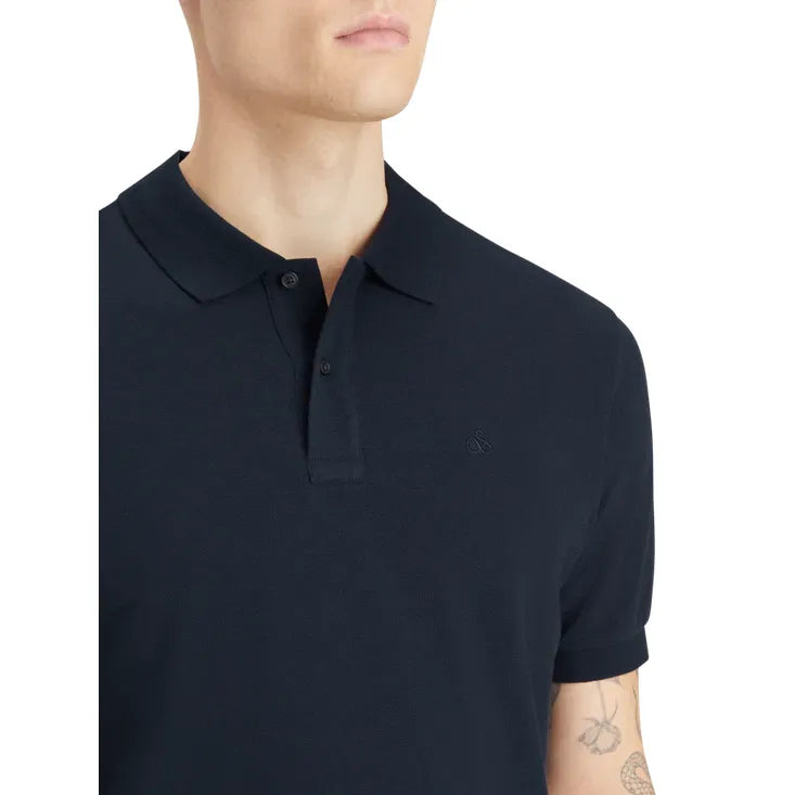 Scotch & Soda Logo Pique Polo Night