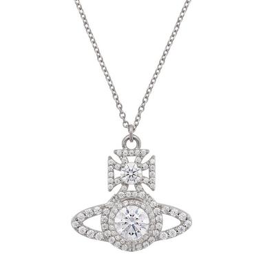 Norabelle Pendant Platinum/White