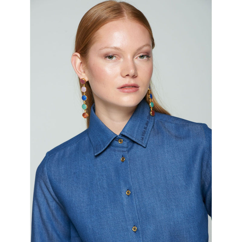 Alba Denim Tencel Shirt Denim
