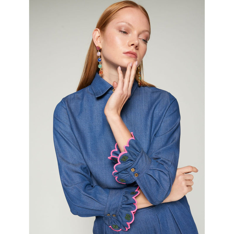 Alba Denim Tencel Shirt Denim