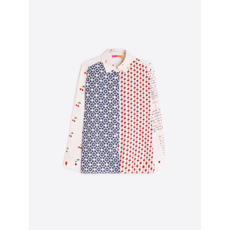 Cherry Cartas De Amor Print Shirt