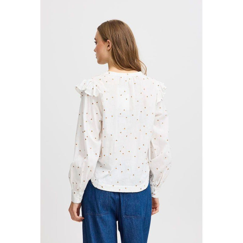 IRSAJA Blouse Snow White - AgathaBoutiqueLtd