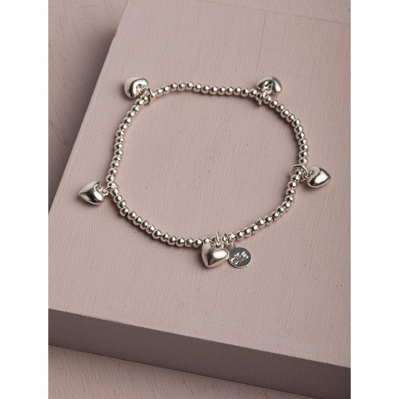 Trixabelle Heart Bracelet Silver Plated