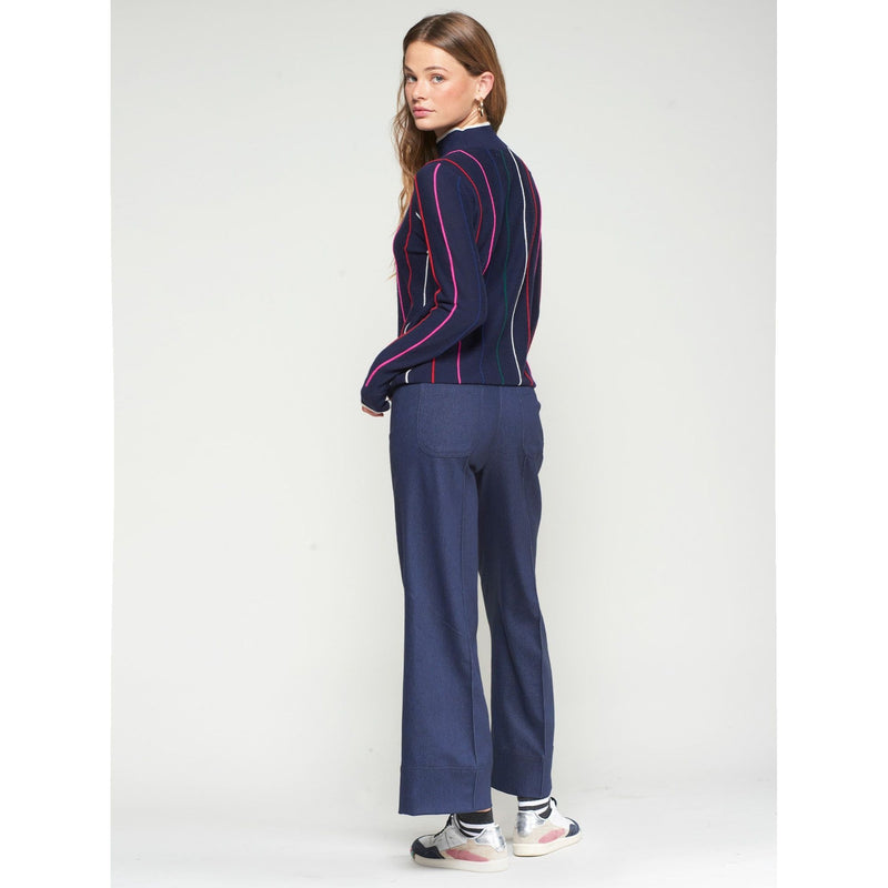 Denim Stretch Oscuro Cullottes