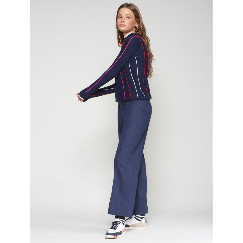 Denim Stretch Oscuro Cullottes