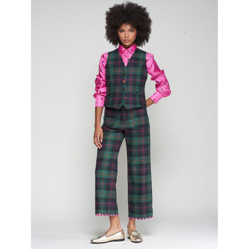 Escoses Perfil Rosa Check Trouser